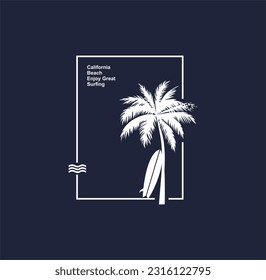 Los Ángeles, California Amazing Summer Vintage typography for t-shirt print , ilustración vectorial