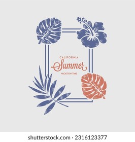 Los Angeles, California Amazing Summer Vintage typography for t-shirt print , vector illustration