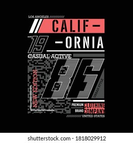 los angeles california beach graphic t shirt typography vector illustration urban denim vintage