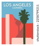 Los Angeles California with beautiful view 