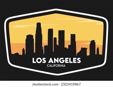 Los Angeles California with beautiful view