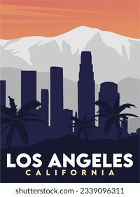 Los Ángeles California con hermosas vistas