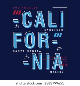 los angeles california graphic t shirt design, typography vector, illustration, casual style