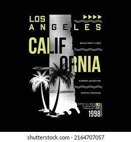 los angeles california silhouette sunset, vector t shirt print, typography graphic design, and other use