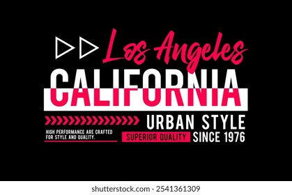 Los Angeles California urbanen Stil Typografie Design