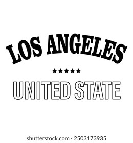 los angeles California Vektor Illustration Stil Vintage Surfen Thema Badge Design. Für T-Shirt-Prints, Poster, Aufkleber und andere Verwendungen.
