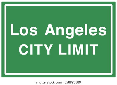 Los Angeles City Limit Sign