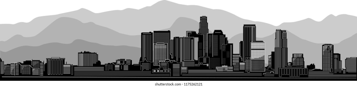 3,893 Los angeles skyline Stock Vectors, Images & Vector Art | Shutterstock