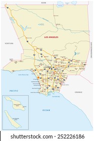 Los Angeles County Map