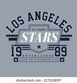 Los Angeles Graphic Design Vector 