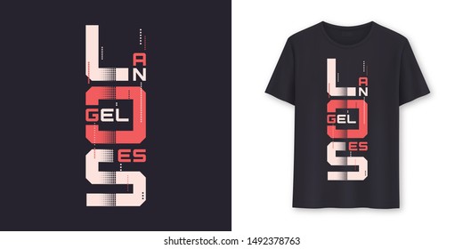 Los Angeles graphic modern t-shirt vector design, typography.