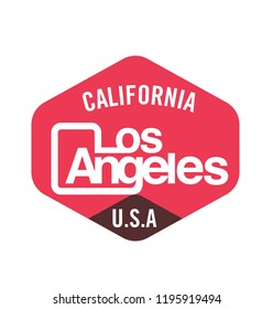Los Angeles ,logo,sticker emblem