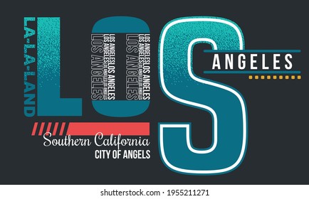 Los Angeles Modern typography design in vector illustration.Clothing,t-shirt,apparel and other uses.