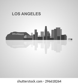 Los Angeles skyline  for your design, concept Illustration.