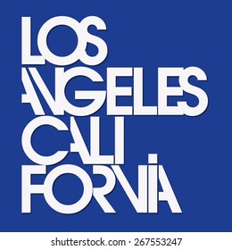 Los Angeles sport typography, t-shirt graphics, vectors