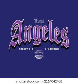 los angeles street division simple vintage fashion