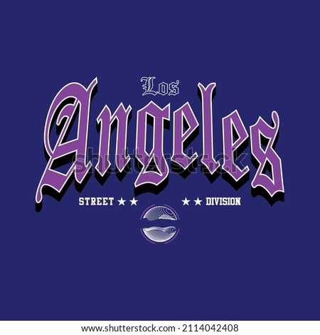 los angeles street division simple vintage fashion