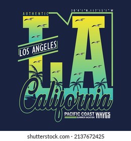 los angeles summer slogan typography graphic design,illustration vector art,vintage by order