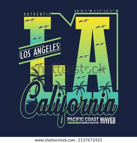 los angeles summer slogan typography graphic design,illustration vector art,vintage by order