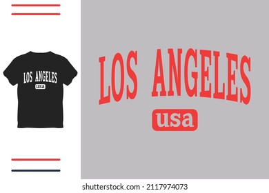 Los Angeles t shirt design