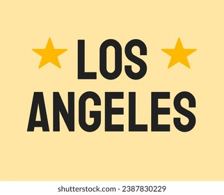 tipografía de texto de los angeles estampado de ropa de té para camiseta. adecuado para la impresión de diseño de camisetas. recursos de moda y gráficos.