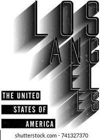 Los Angeles typography design