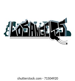 los angeles vector