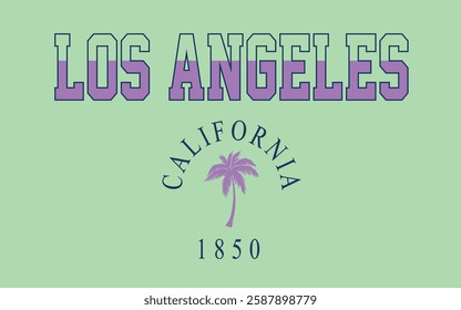 Los Angeles vector graphics file