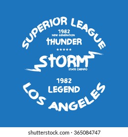 Los Angeles, Vector illustration