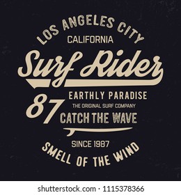 Los Angelesr typography. California state,  vintage vector t-shirt and apparel design, print, logo, poster. Vector