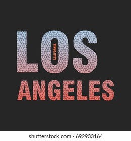 Los angeles.typography,Fashion .T-shirt graphic vector Print