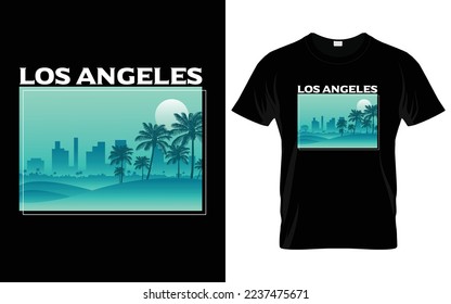 Los Angels City Tshirt Design