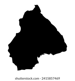 Los Santos Province map, administrative division of Panama. Vector illustration.