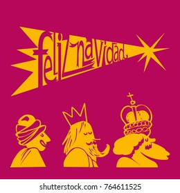 LOS TRES REYES MAGOS DESEAN FELIZ NAVIDAD.
postales diseños y ilustraciones navideñas