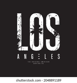 LOSANGELES illustration typography. perfect for t shirt design