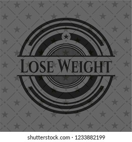 Lose Weight dark badge