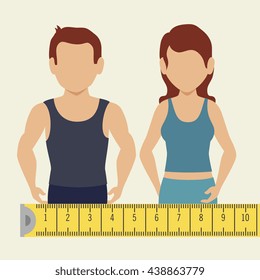 lose weight design, vector illustration eps10 graphic 