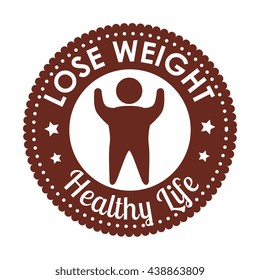 lose weight design, vector illustration eps10 graphic 