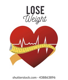 lose weight design, vector illustration eps10 graphic 