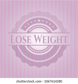 Lose Weight pink emblem
