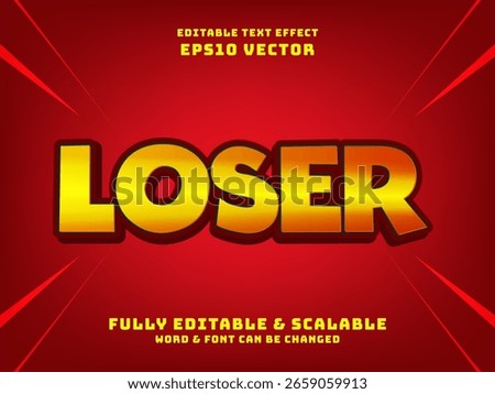 loser bold text effect. casino gaming