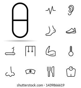 losing weight icon. Universal set of web for website design and development, app development