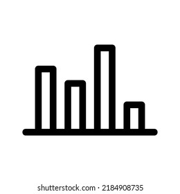 loss chart icon or logo isolated sign symbol vector illustration - high quality black style vector icons
