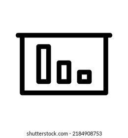 loss chart icon or logo isolated sign symbol vector illustration - high quality black style vector icons
