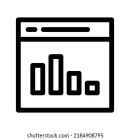 loss chart icon or logo isolated sign symbol vector illustration - high quality black style vector icons

