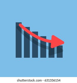 Loss chart illustration 