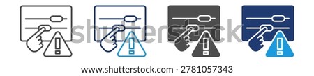 loss control icon set multiple style
