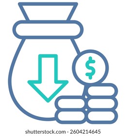 Loss Icon Element For Design