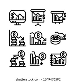 Loss icon or logo isolated sign symbol vector illustration - Collection of high quality black style vector icons
