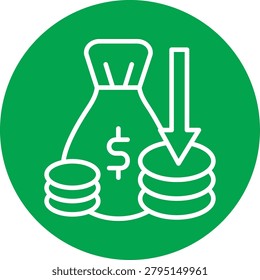Loss Icon Vector Design for Personal And Commercial use